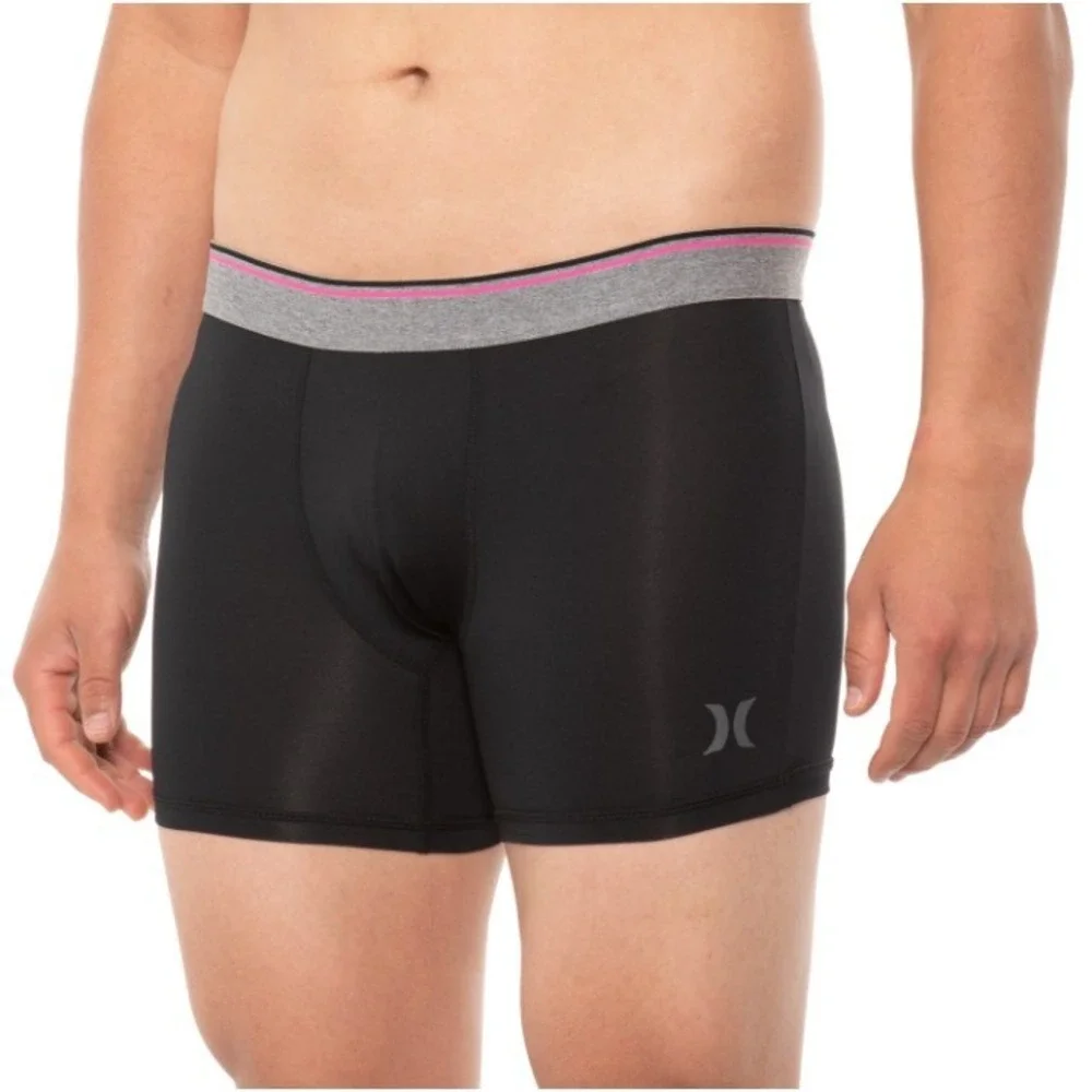 Hurley Boxer Briefs Mens Small (28-30) Wayfarer Graphic Boxer Brief 2-Pack New
